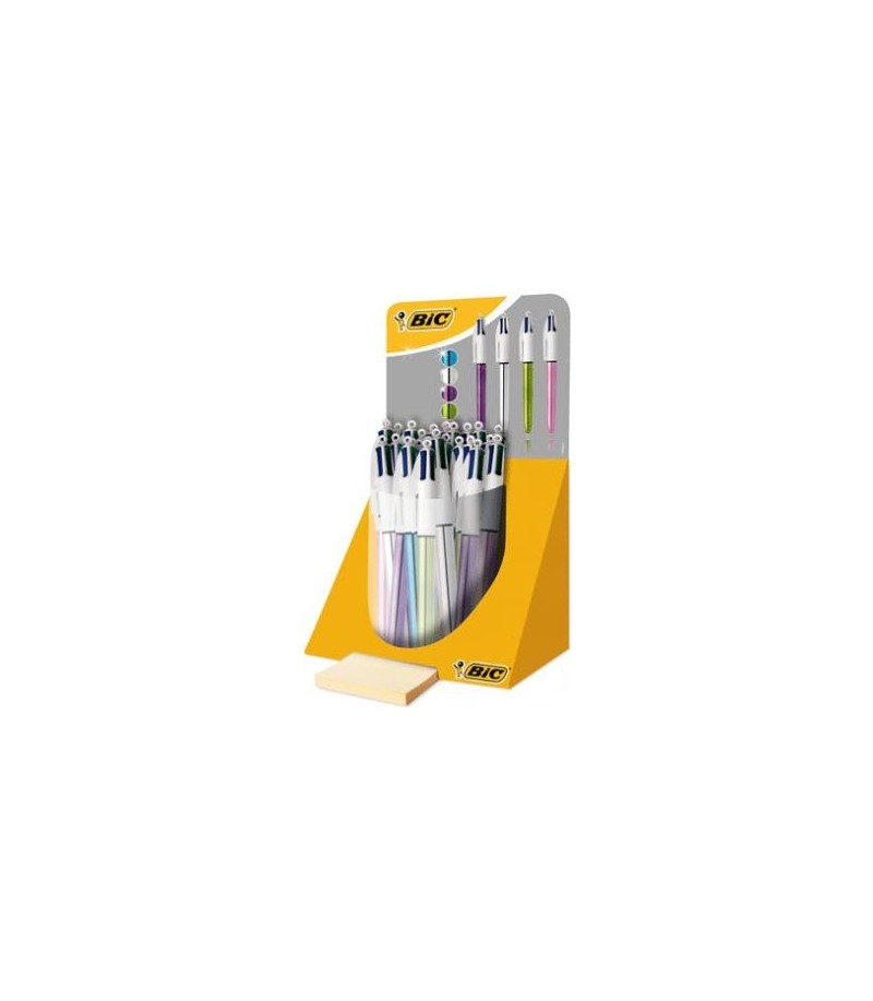 Bic 4 couleurs shine Rose - BIC
