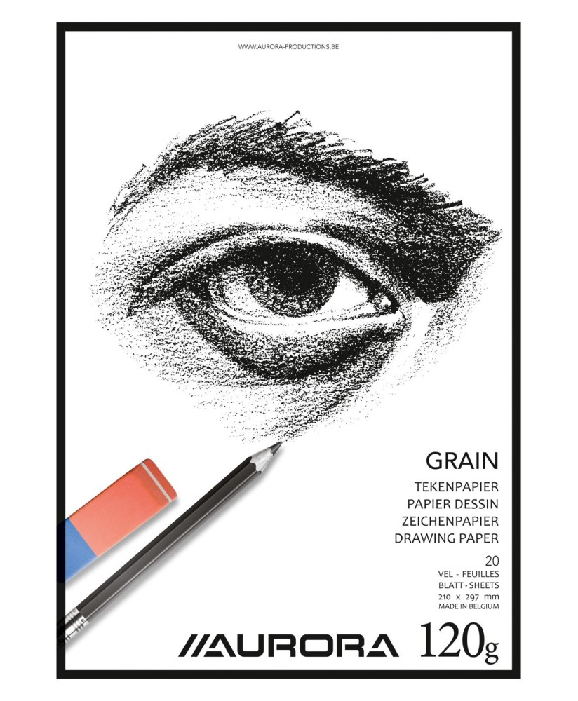Bloc de dessin Grain A4 120 gr