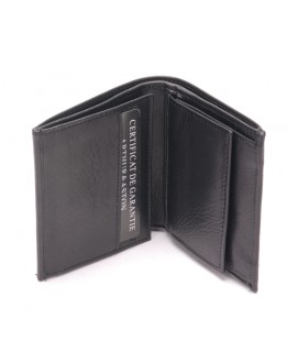 Porte cartes et porte monnaie noir Pablo - Arthur&Aston